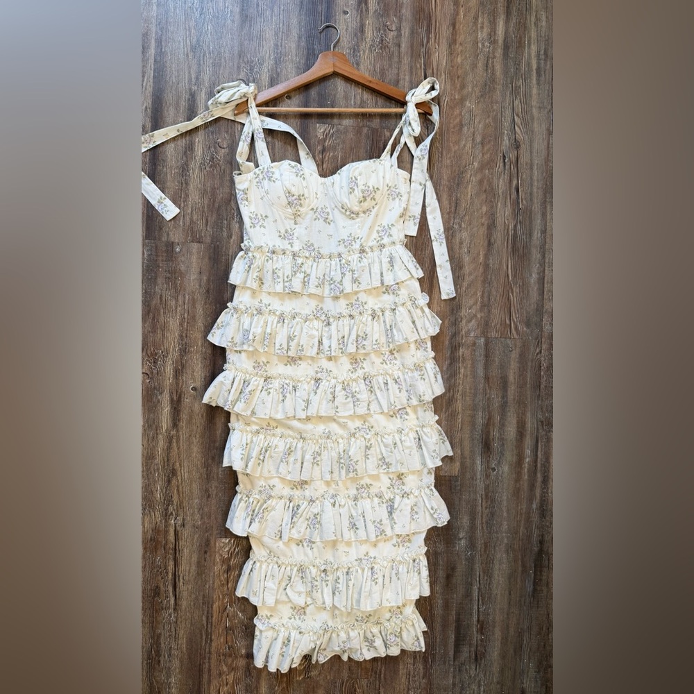 Floral Ruffle Dress